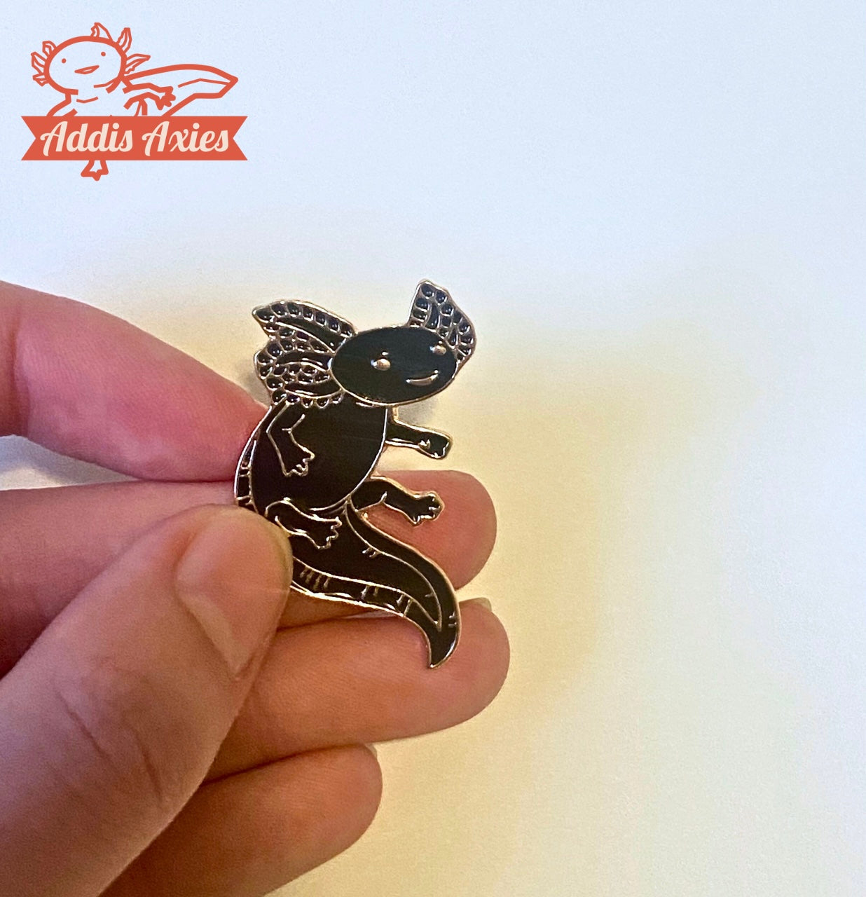 Enamel Axolotl Pins